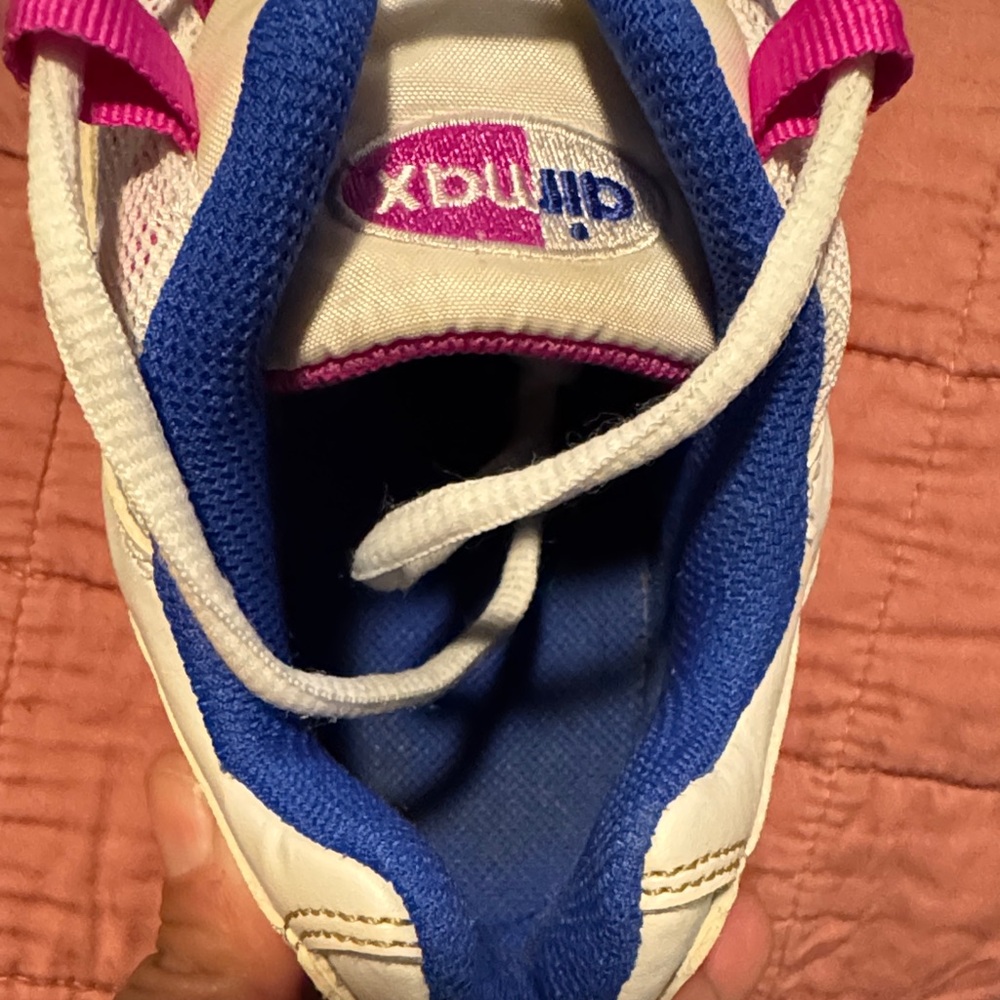 Nike air max Women's Shoes - White, Gold, Pink, Blue - Picture 7 of 8